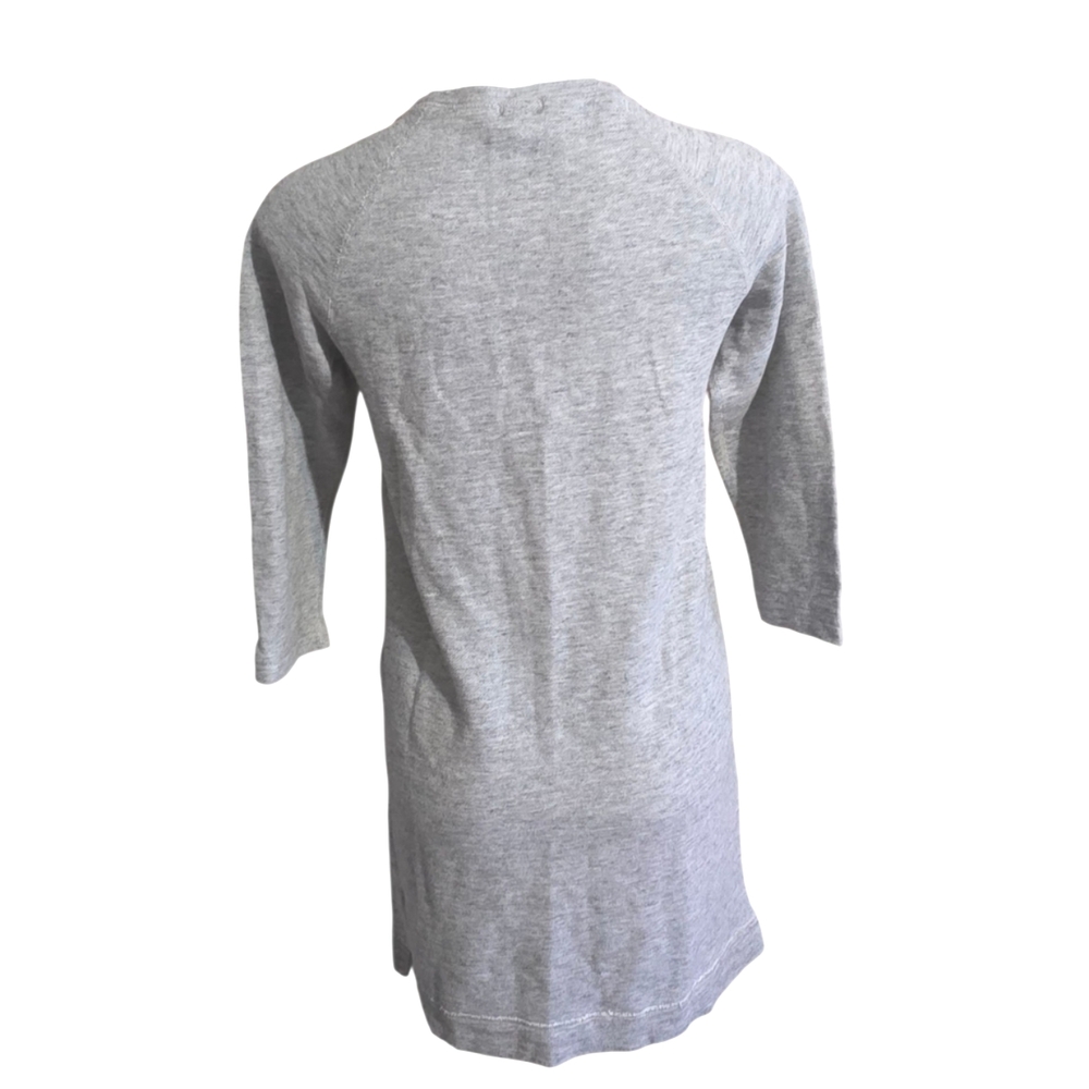 Jcrew Factory 3/4 Sleeve Sweatshirt Dress Light Gray Size XS - Picture 5 of 12